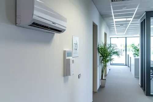 Installation moderne de climatisation multi split chez un particulier