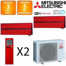 Mitsubishi Bi-split MXZ-2F53VF + MSZ-LN25VGR + MSZ-LN35VGR