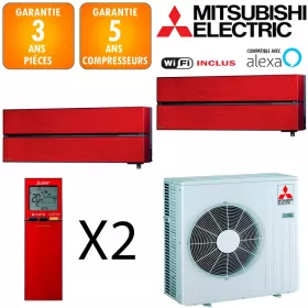 Mitsubishi Bi-split MXZ-3F68VF + MSZ-LN18VGR + MSZ-LN50VGR
