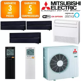 Mitsubishi Quadri-split MXZ-5F102VF + MSZ-LN18VGB + MSZ-LN25VGB + MSZ-LN50VGB + MFZ-KT25VG