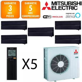 Mitsubishi Quintuple-split MXZ-5F102VF + 3 X MSZ-LN18VGB + MSZ-LN25VGB + MSZ-LN50VGB