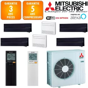 Mitsubishi Sextuple-split MXZ-6F120VF + 4 X MSZ-LN18VGB + MFZ-KT25VG + MFZ-KT50VG