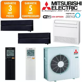 Mitsubishi Tri-split MXZ-5F102VF + MSZ-LN25VGB + MFZ-KT25VG + MSZ-LN50VGB