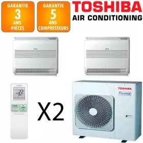 Toshiba Bi-split Console RAS-4M27G3AVG-E + RAS-B13J2FVG-E + RAS-B18J2FVG-E