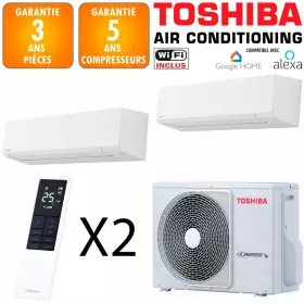 Toshiba Bi-split Shorai RAS-2M18G3AVG-E + RAS-B10G3KVSG-E + RAS-B13G3KVSG-E