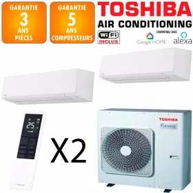 Toshiba Bi-split Shorai RAS-4M27G3AVG-E + RAS-B10G3KVSG-E + RAS-B22G3KVSG-E