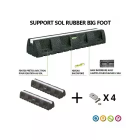 Jeu de supports Sol Rubber Big Foot 450 mm