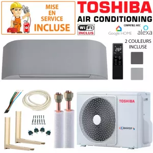Pack Confort Climatiseur Toshiba HAORI 13 + RAS-13J2AVSG-E