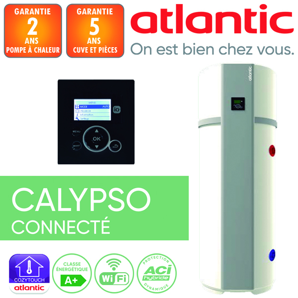 ATLANTIC ELECTRIQUE - Chauffe-eau thermodynamique Calypso connecté