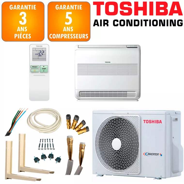 Pack Climatisation Console Toshiba RAS-B10J2FVG-E