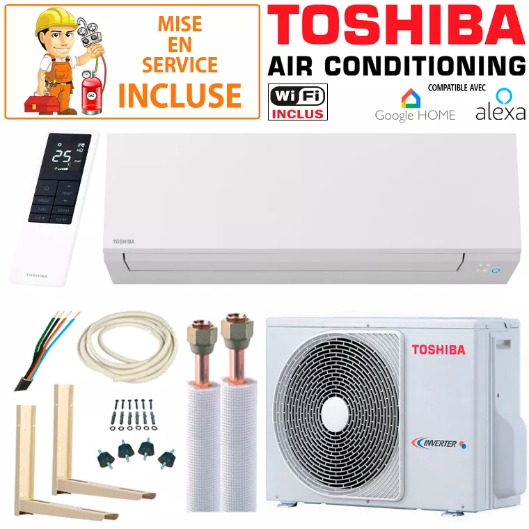 Pack Confort Climatiseur Toshiba SHORAI 22 + RAS-22J2AVSG-E