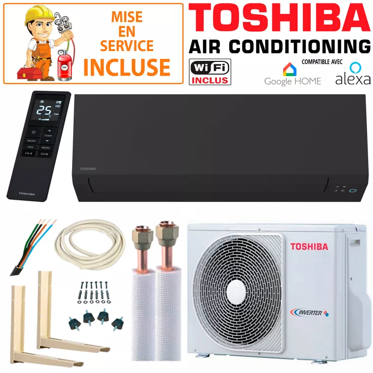 Pack Confort Climatiseur Toshiba SHORAI EDGE RAS-B16G3KVSGB-E
